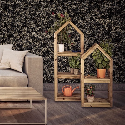 Estanterias madera plantas Campanile Indoor M